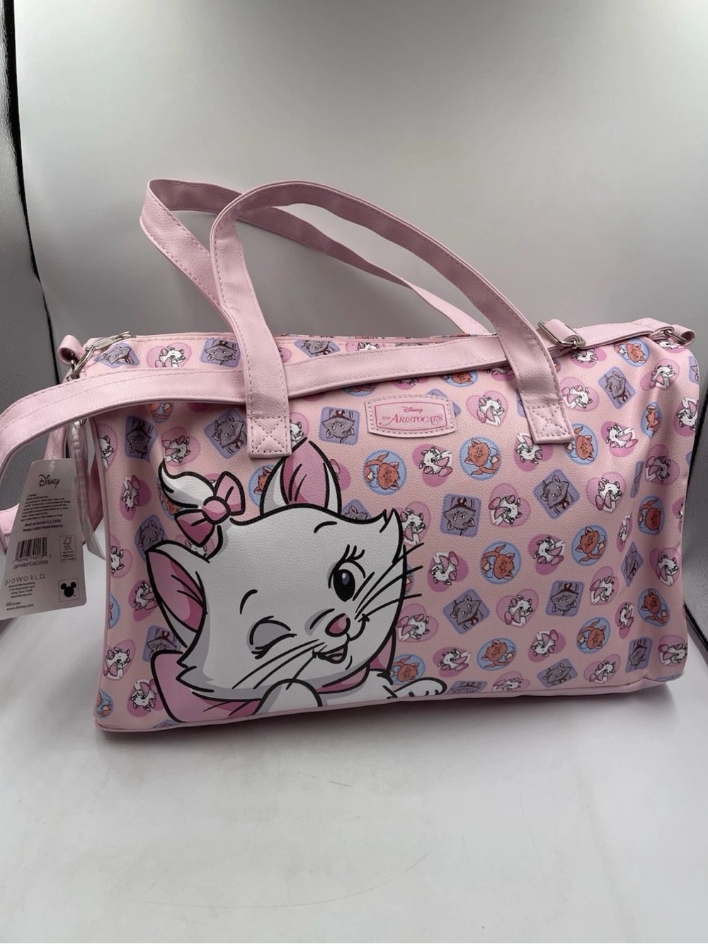 Disney Pink Marie Travel Duffel Bag